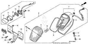 Taillight (vtx1800c) Schematic