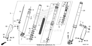 Front Fork Schematic