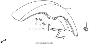 Front Fender Schematic