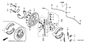 Front Brake Panel Schematic