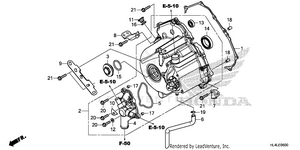 Alternator Cover Schematic