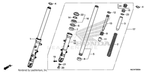 Front Fork Schematic