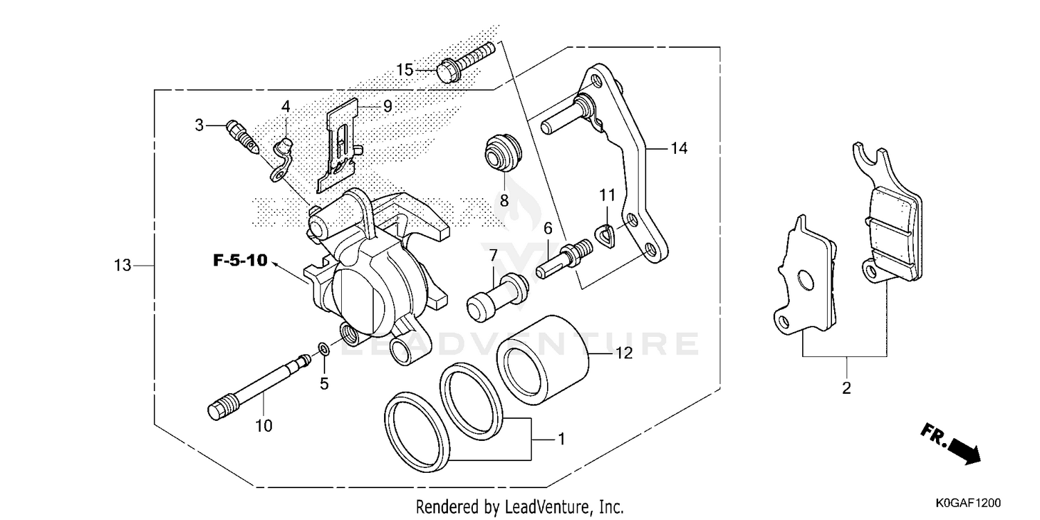 FRONT BRAKE CALIPER