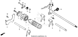 Gearshift Drum Schematic