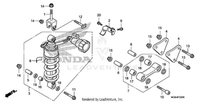 Rear Shock Absorber Schematic