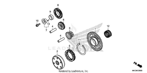 Starting Clutch Schematic