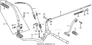 Pedal + Kick Starter Arm Schematic