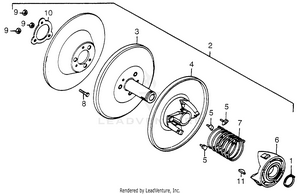 Driven Pulley Components Schematic