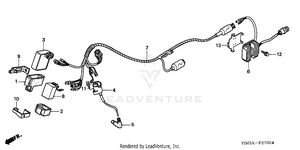 Wire Harness (trx300ex'01-'06) Schematic