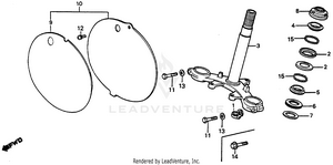 Steering Stem 80-81 Schematic