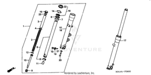 Front Fork Schematic