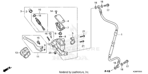 Front Brake Master       Cylinder Schematic