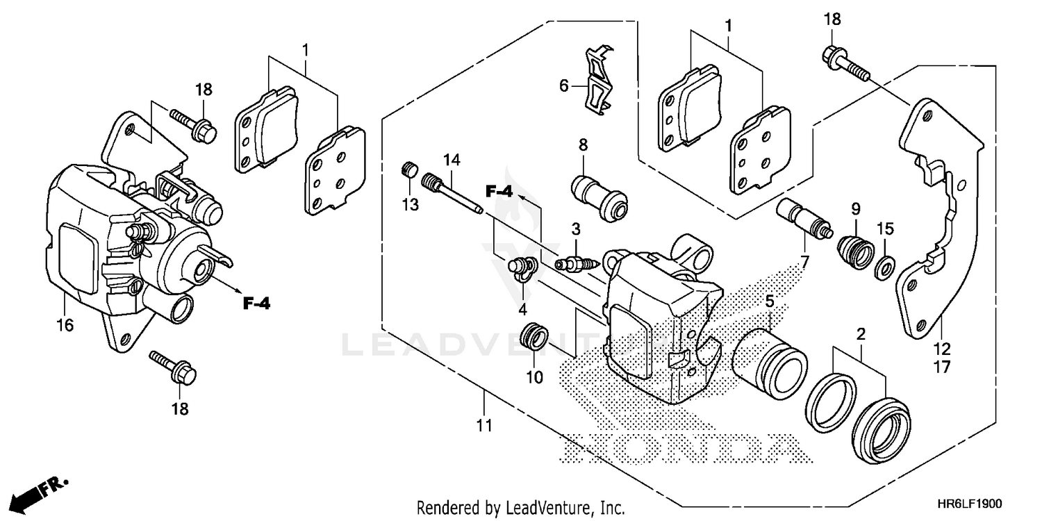 FRONT BRAKE CALIPER