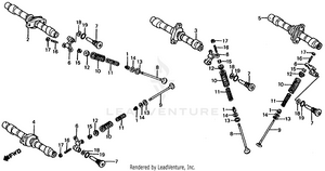 Camshaft + Valve Schematic