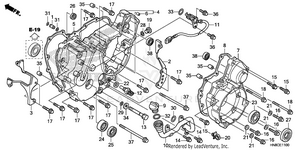 Rear Crankcase Cover Schematic