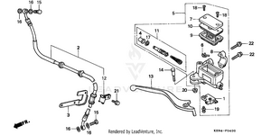 Front Brake Master       Cylinder Schematic