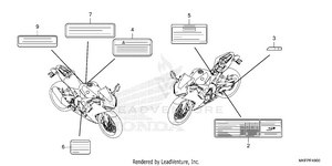 Caution Label Schematic