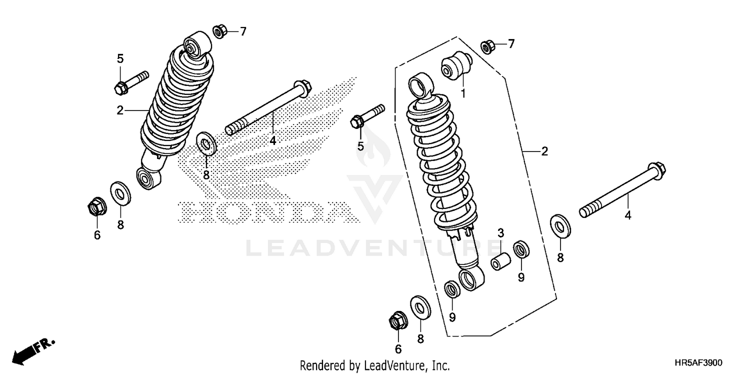 REAR SHOCK ABSORBER