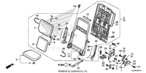 Rear Seat Schematic