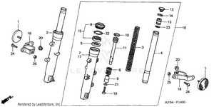 Front Fork Schematic