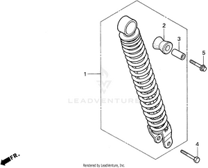 Rear Shock Absorber Schematic