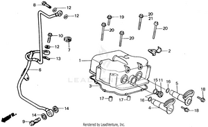 Cylinder Head Cover Schematic