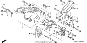 Rear Shock Absorber Schematic