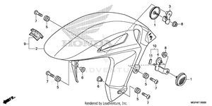 Front Fender Schematic