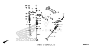 Camshaft Valve (rr.) Schematic