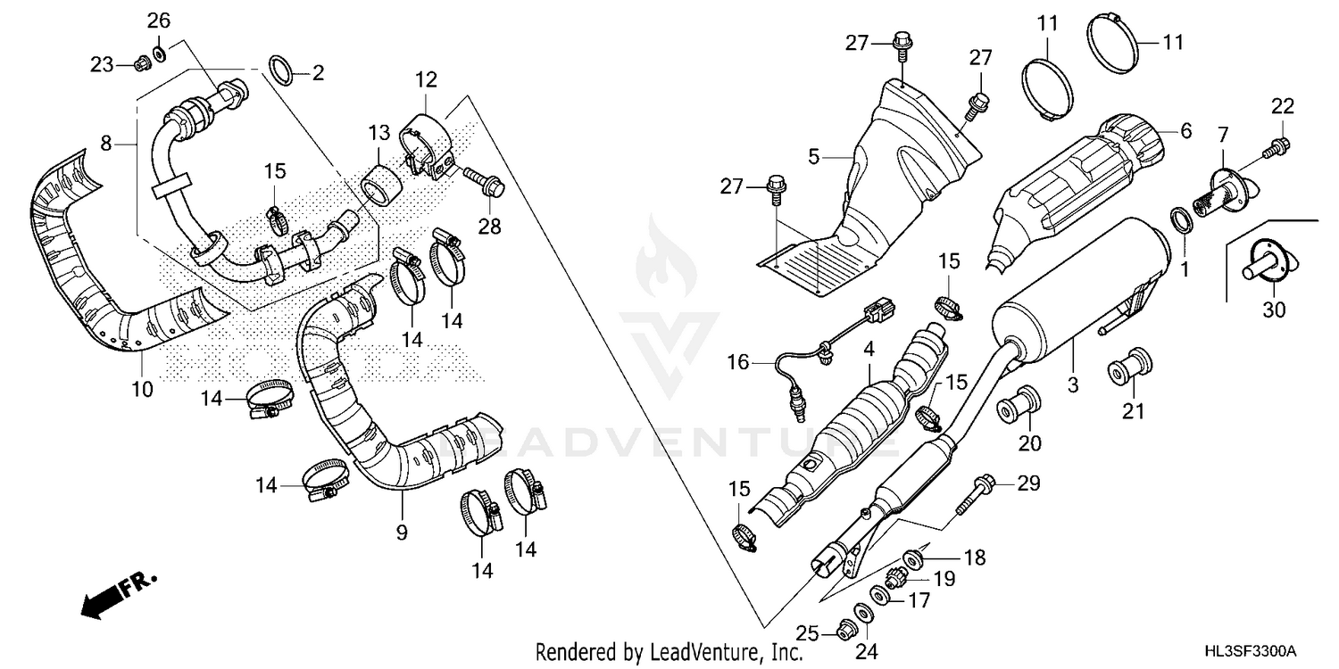 EXHAUST MUFFLER