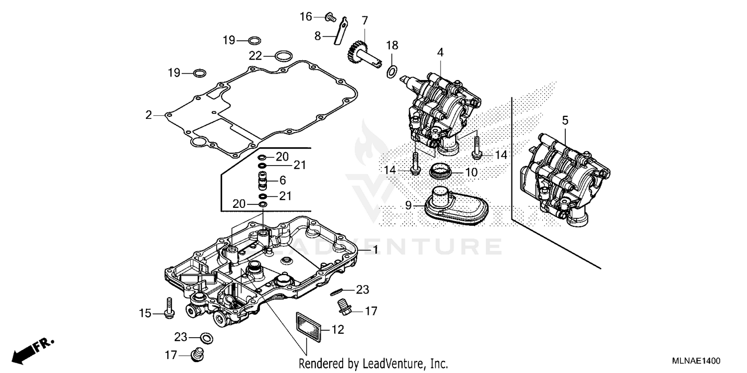 OIL PAN@OIL PUMP