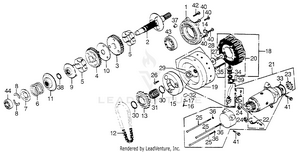 Alternator + Starter Motor Schematic