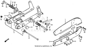 Swingarm + Chain Case Schematic