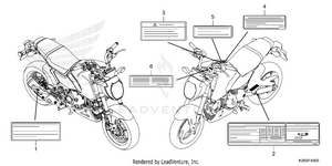 Caution Labels Schematic