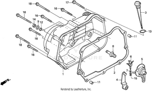 Right Crankcase Cover Schematic
