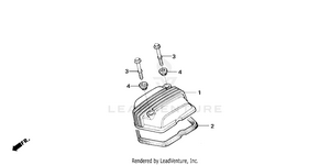 Cylinder Head Cover Schematic