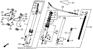 Front Fork 81-82 Schematic
