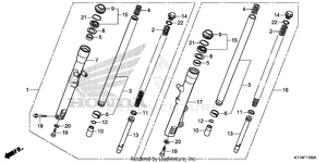 Front Fork Schematic