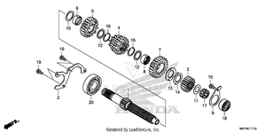 Transmission (mainshaft) Schematic