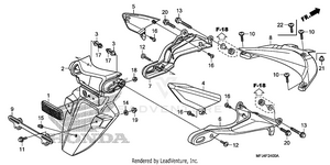 Rear Fender Schematic