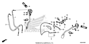 Handle Lever@switch@cable Schematic