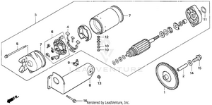 Starter Motor Schematic