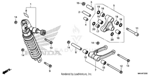 Rear Shock Absorber Schematic
