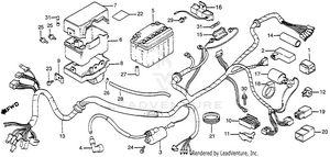 Wire Harness + Battery Schematic