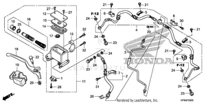 Front Brake Master       Cylinder Schematic