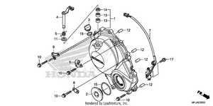 Right Crankcase Cover Schematic