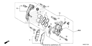 Front Brake Caliper Schematic