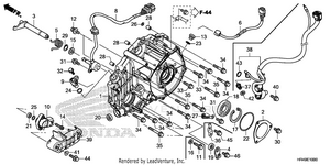 Rear Crankcase Cover Schematic