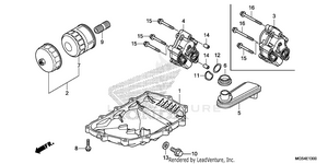 Oil Pan@oil Pump Schematic