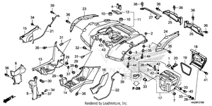 Rear Fender Schematic